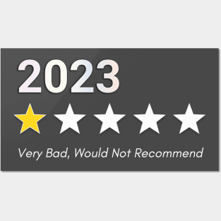 2023 One Star Rating - Very Bad Would Not Recommend Funny Posters and Art